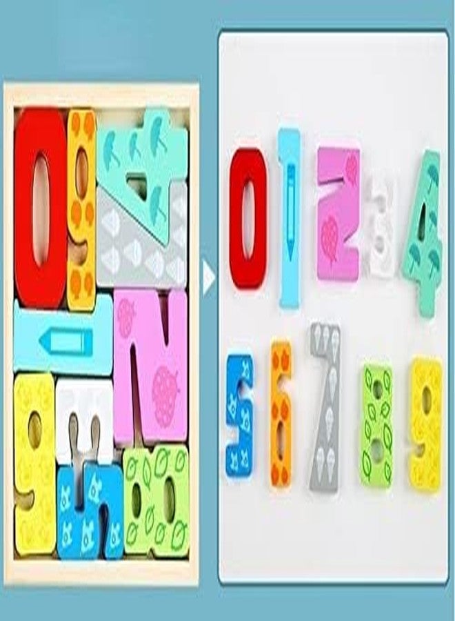 Nuwishtek Wooden Puzzles Toddler Toys Gifts for 3 Year and Above Old Boys Girls, Puzzles Montessori Toys, Learning Educational Christmas (Numbers Puzzle) - Image 4
